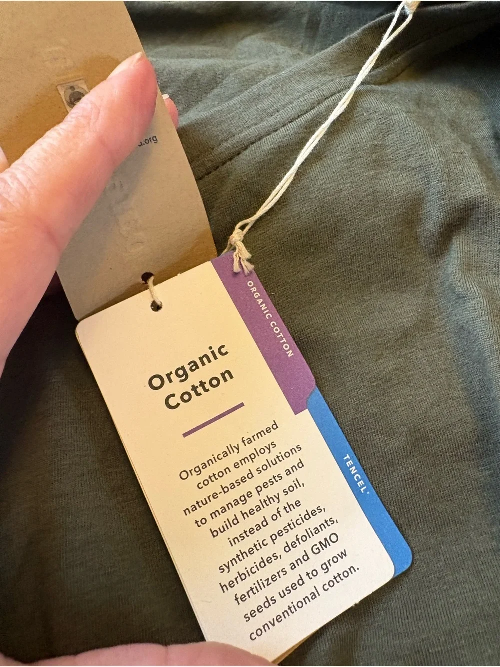 Patagonia Kamala T shirt dress in Basin green - Picture 5 of 14